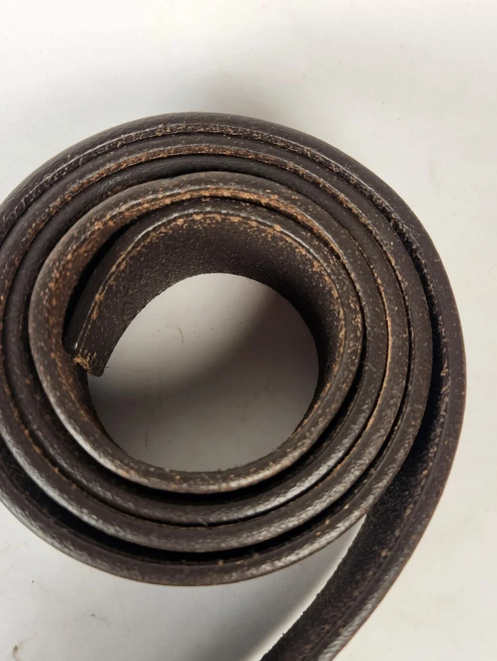 JUSTIN Men's Belt Size 44 Brown Leather Made USA